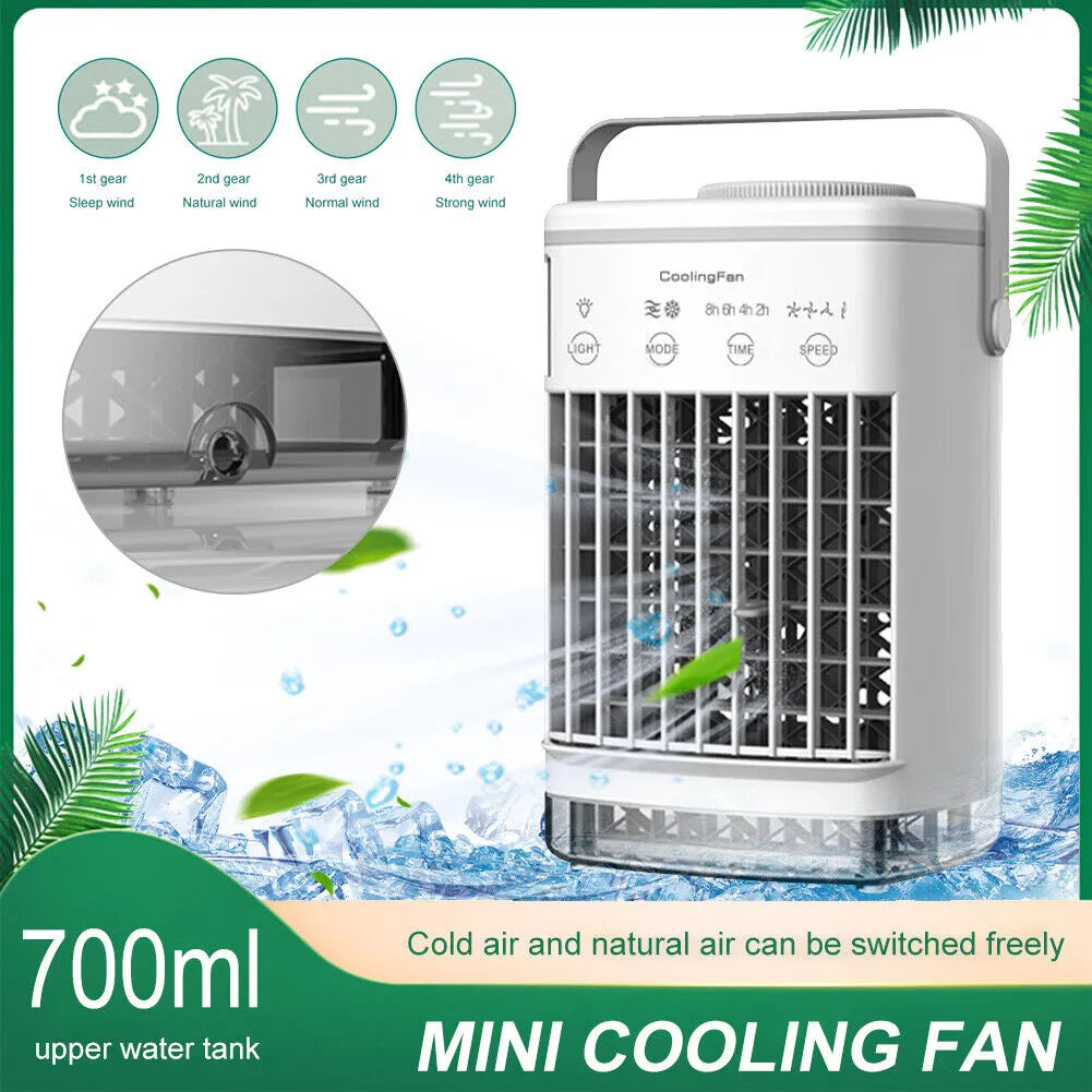Air Conditioning Portable Air Conditioner Mini Air Cooler for Room Office 4 Gear Speed Silence Fast Refrigeration Energy Saving