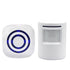 Split-type Infrared Sensor Wireless Doorbell Motion Detector Alarm System Commercial Welcome Bell 110-240V 38 Tones Receiver New