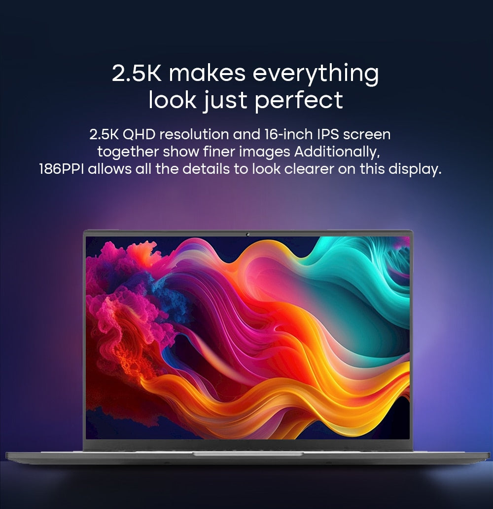 Affordable AMD Ultraslim Gaming Laptops 16" IPS Ryzen 9 6900HX 7 7840HS Notebook 64GB RAM 2TB SSD Fingerprint Unlock Computer