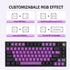 EPOMAKER TH80 SE Gasket 75% Mechanical Keyboard NKRO Hot Swappable North-facing RGB 2.4Ghz/Bluetooth 5.0/Wired Keyboard