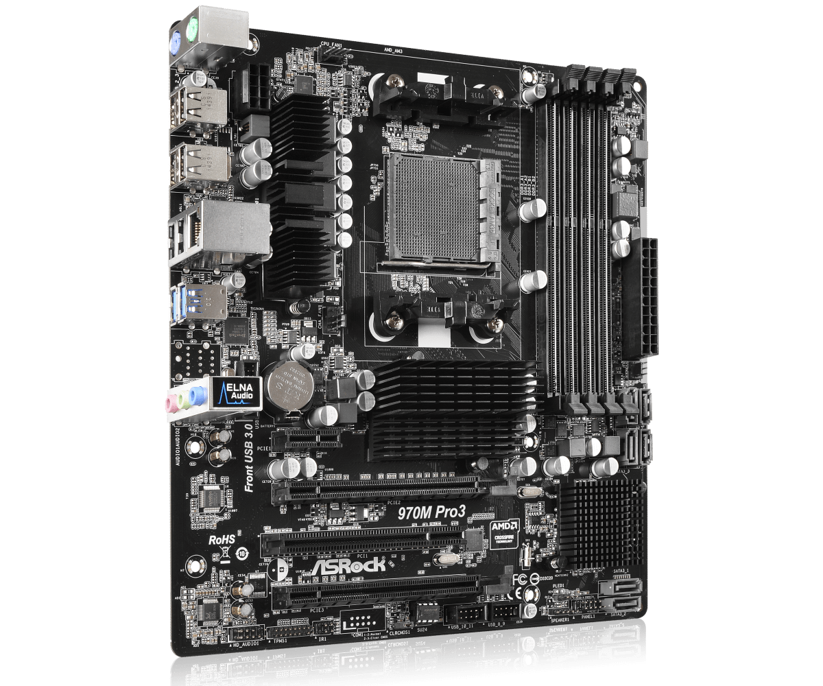 AM3 AM3+ Motherboard For ASRock 970M Pro3 Motherboard DDR3 64GB AMD 970 USB 3.1 M-ATX For AMD Phenom II X6 X4 X3 X2 cpus