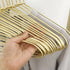 10pcs Metal Clothes Hangers Aluminum Alloy Non-Slip Adult Hanger Gold Silver Wardrobe Coat Drying Rack
