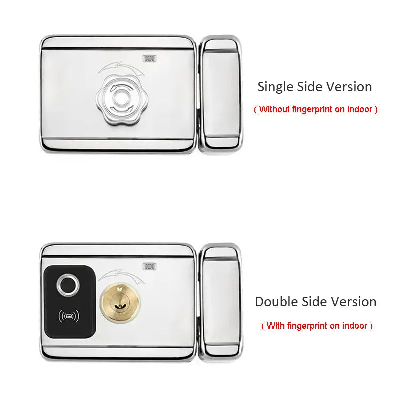 Tuya App Smart Lock Double Side Fingerprint Lock Waterproof Security Home Lock Digital Password RFID Keyless Entry Door Lock