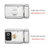 Tuya App Smart Lock Double Side Fingerprint Lock Waterproof Security Home Lock Digital Password RFID Keyless Entry Door Lock