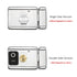 Tuya App Smart Lock Double Side Fingerprint Lock Waterproof Security Home Lock Digital Password RFID Keyless Entry Door Lock