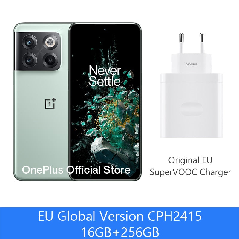 OnePlus 10T 10 T 5G Global Version 16GB 256GB Snapdragon 8+ Gen 1 150W SUPERVOOC Charge 4800mAh 50MP