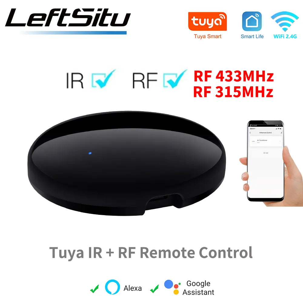 Tuya IR RF Remote Control WiFi Smart Home for Air Conditioner ALL TV LG TV Support Alexa,Google Home
