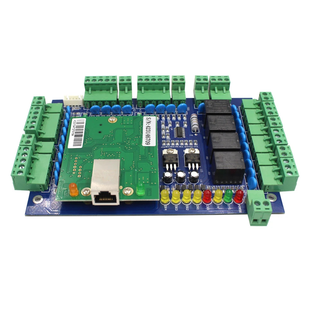 TCP/IP Network Door Access Control Board Panel With Software Communication Protocol Wiegand Controller for Security Protection