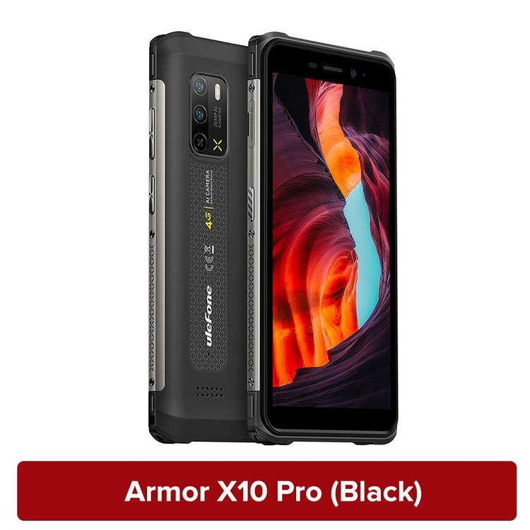 Ulefone Armor X10 Pro Rugged Phone 64GB Waterproof Smartphone 5180mAh telephone 5.45“ Android 12 Phone NFC Global version