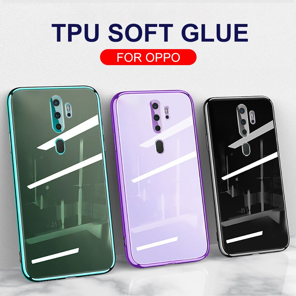 Camera Bumper Transparent Phone Case on for Oppo A5 2020 A9 2020 A52020 A92020 Realme K5 XT X2 X50 Pro X t 50 2 soft tpu fundas