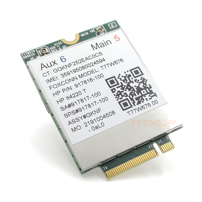 lt4220 X12 LTE T77W676 917817-100 4G WWAN M.2 450Mbps LTE Modem For HP Elite X21013 G3 EliteBook X360 1030 G3