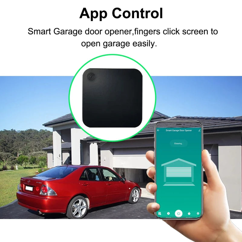 Tuya Wifi Garage Door Switch Intelligent APP Remote Conrtrol Security Monitor Wireless Controller Work With Alexa Google Home