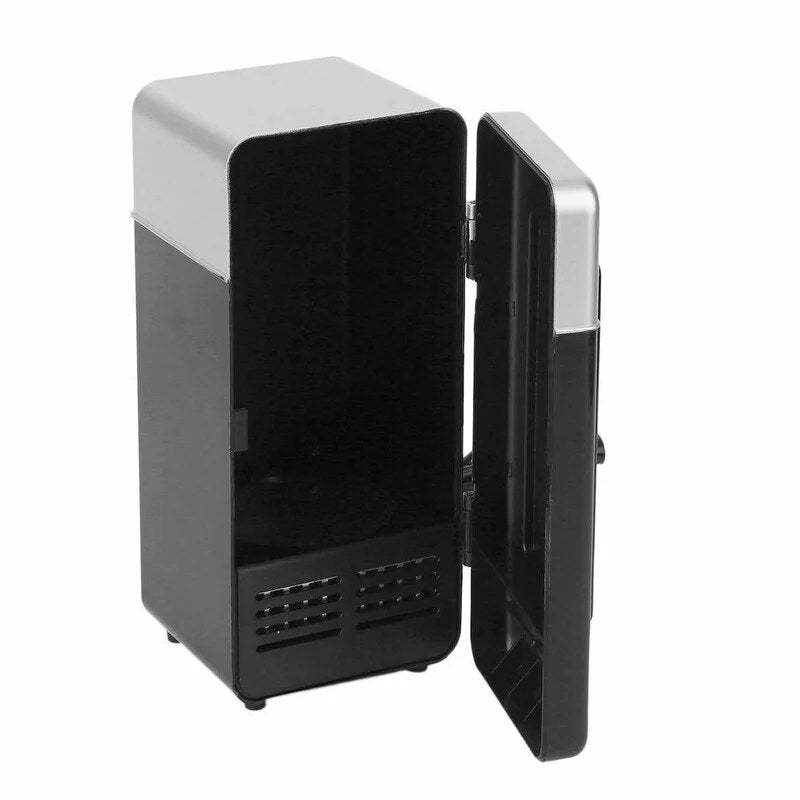 Mini Car Refrigerator USB Fridge Cooler Warmer Freezer Portable Beverage Travel