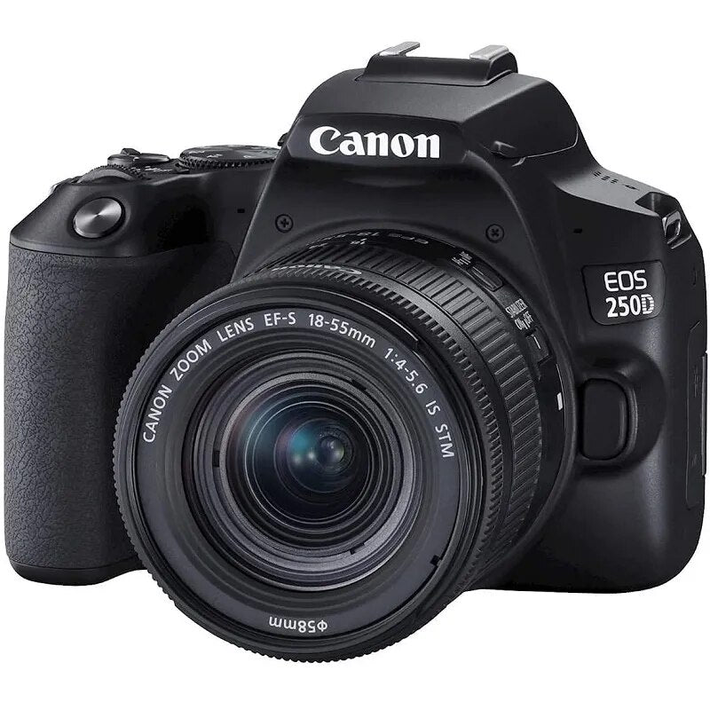 Canon Camera EOS 250D DSLR Digital Camera With EF-S 18-55mm F4-F5.6 STM Lens