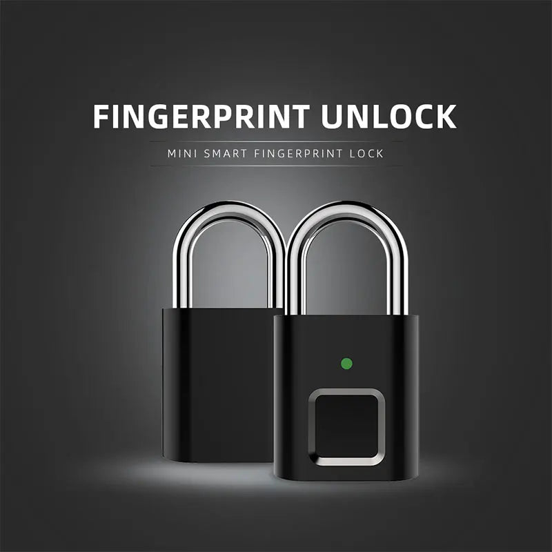 Fingerprint Lock Smart Door Locks Zinc Alloy Digital Biometric Keyless Electronic Padlock Cerradura Inteligente Home Luggage