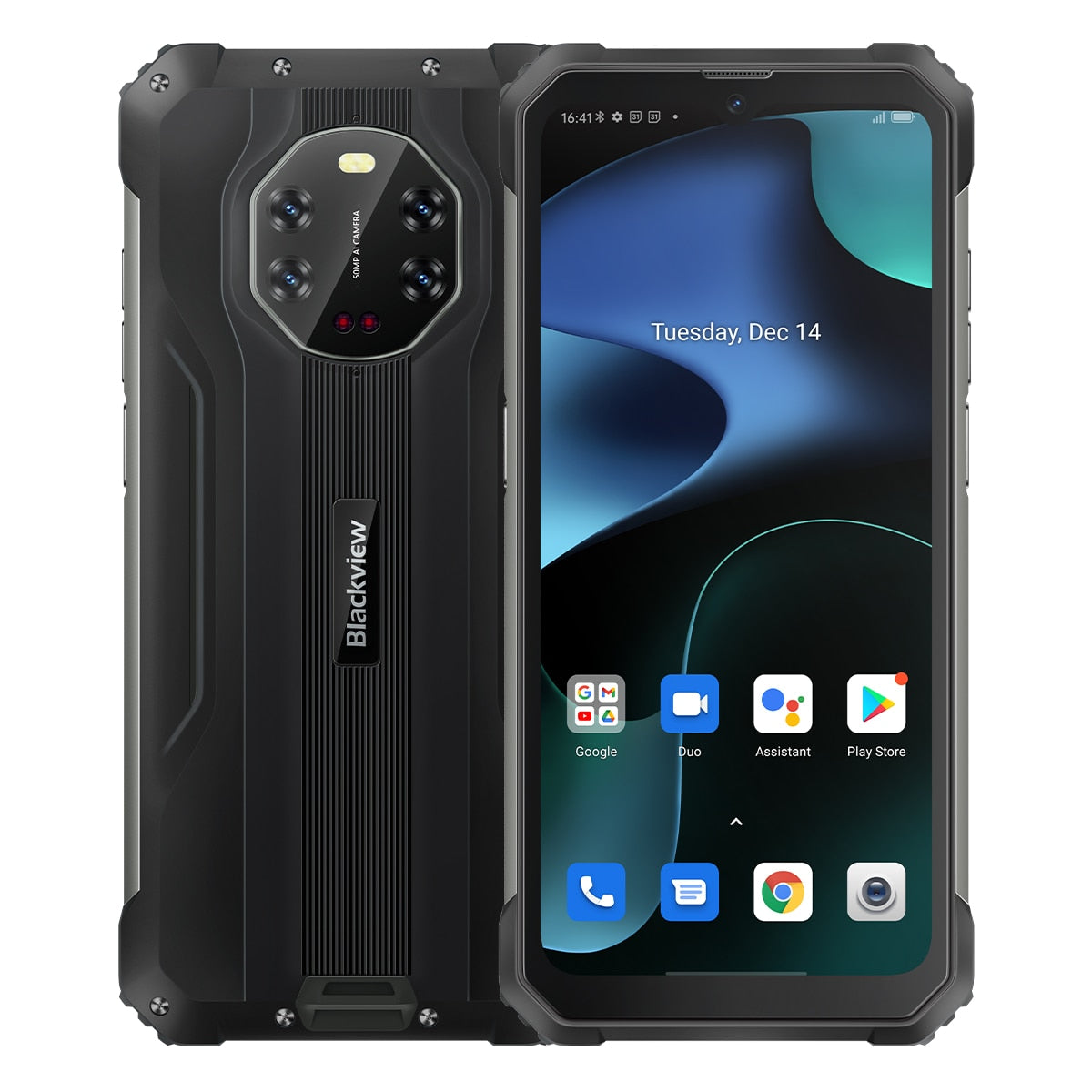 BLACKVIEW BV8800 Rugged Smartphone 8GB+128GB Helio G96 Cell Phone 90Hz Display Mobile Phone 8380mAh 50MP Cameras Global Version
