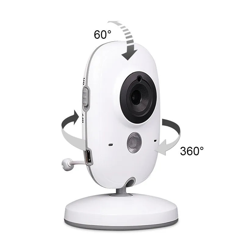 VB603 2.4G Wireless Video Baby Monitor with 3.2 Inches LCD 2 Way Audio Talk Night Vision Surveillance Security Camera Babysitter