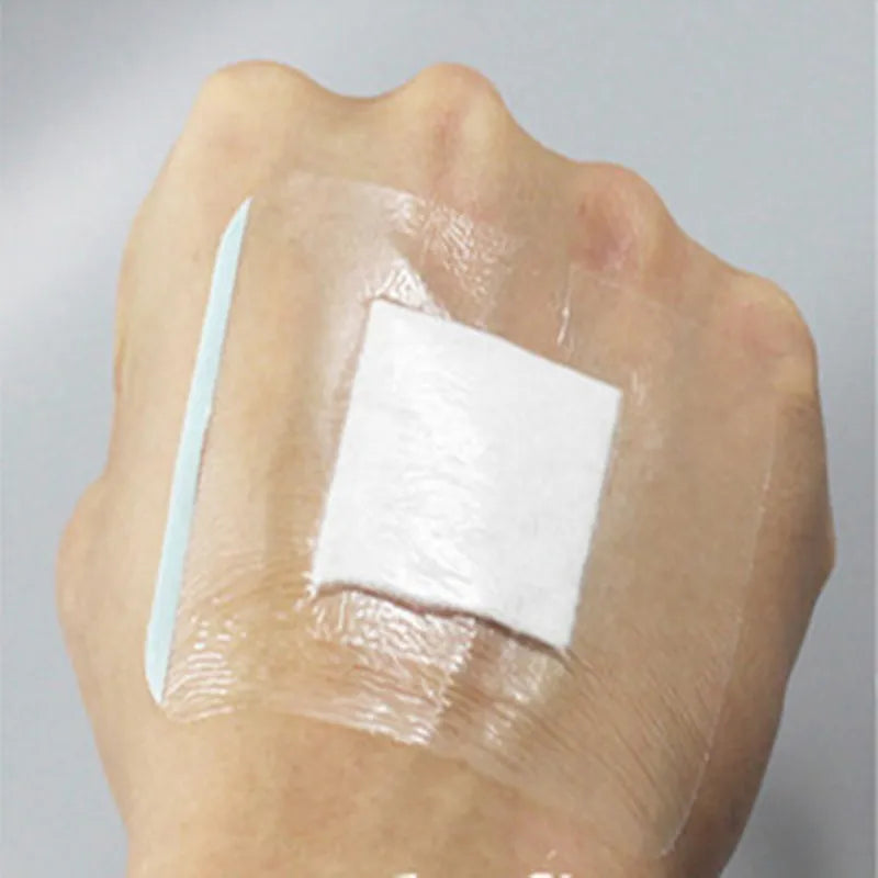 10Pcs/lot Medical Transparent Tape Adhesive Plaster Waterproof Wound Hemostasis Sticker Band First Aid Bandage Emergency Kit