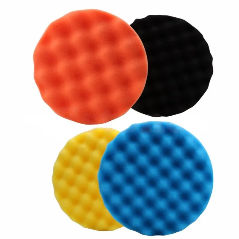 4Pcs 5 inch (125mm) Buffing Polishing Sponge Pads Kit For Car Polisher Buffer Drop Ship
