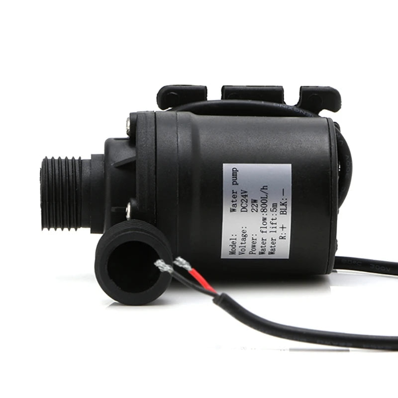 Y98B 800L/H 5m DC 12V 24V Solar Water Heater Brushless Motor Circulation Water Pump