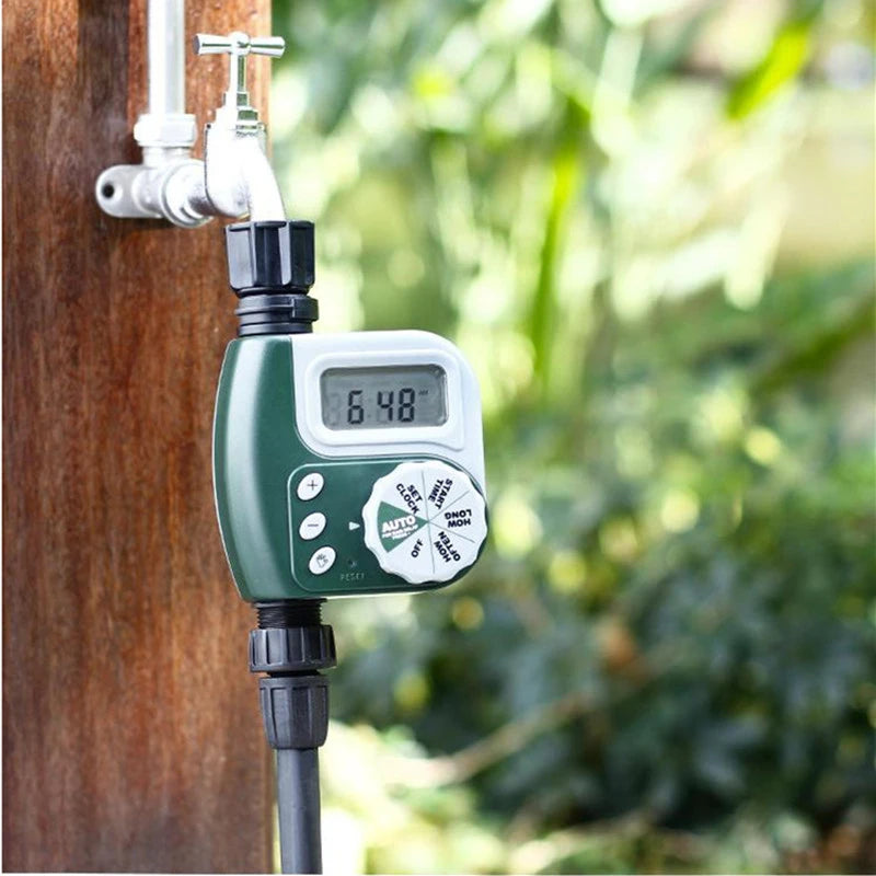 Garden Automatic Watering Timer Electronic Irrigation Controller Garden Watering Control System for Lawn Sprinkler Watering Tool