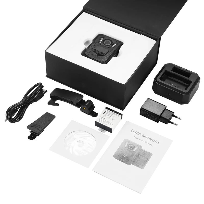 EEYELOG X6B WiFi GPS National Police Body Mini Camera Chest Security Guard Wearable Video Recorder IR Night Vision Analogue