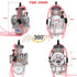 Motorcycle Flat Curtain Carburetor Motorcycles for Keihin PWK 36 38 33 34 35 40 42mm Dirt Pit Bike Enduro Motocross Accessories
