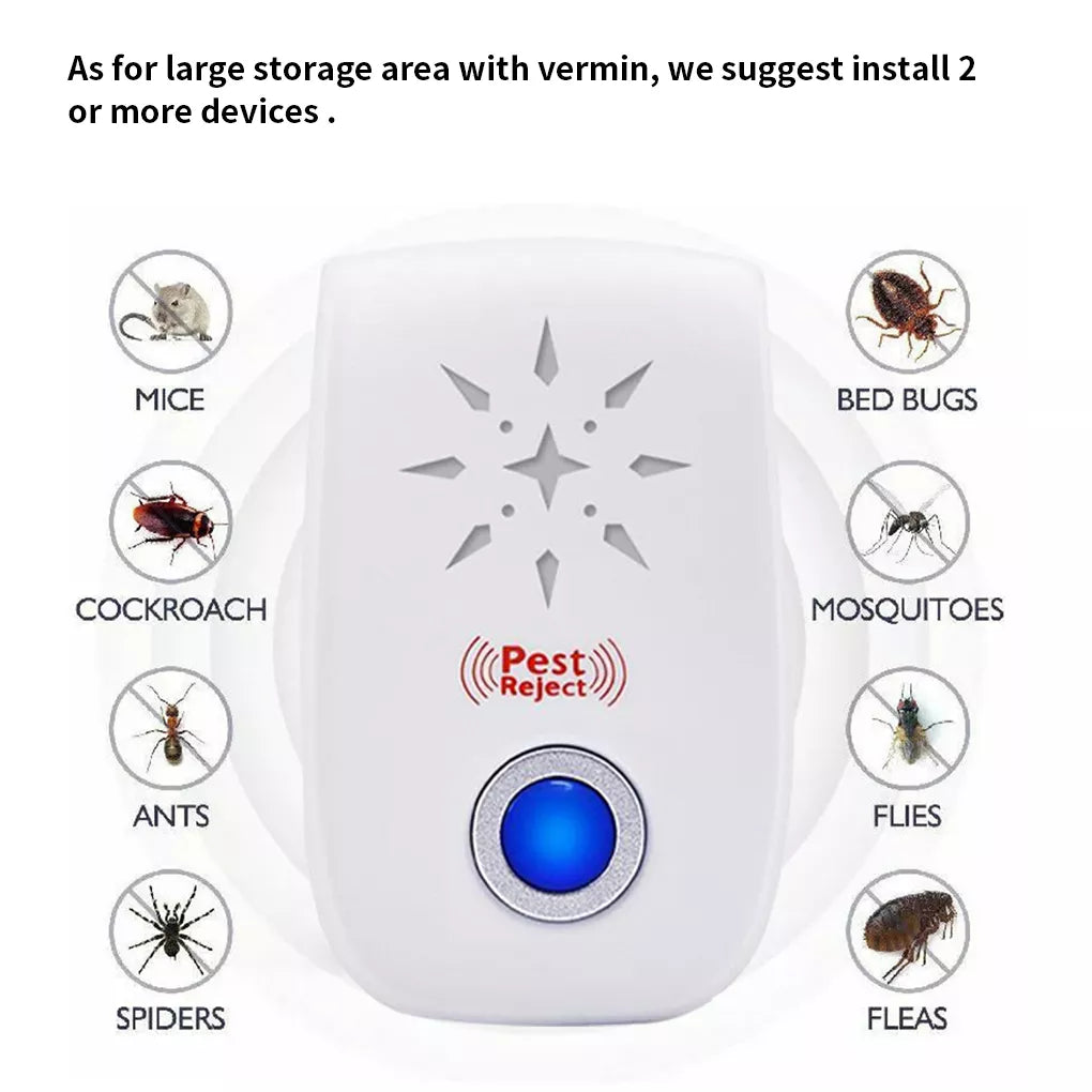 Ultrasonic Pest Repeller Electronic Mosquito Repellent Mouse Rats Spiders Cockroach Insect Killer Pest Control EU/US/UK Plug