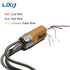 LJXH Solar Water Heater Auxiliary Heater Electric Heating Rod 47mm Bottom Inserted Anti-dry Heating with Temperature Control