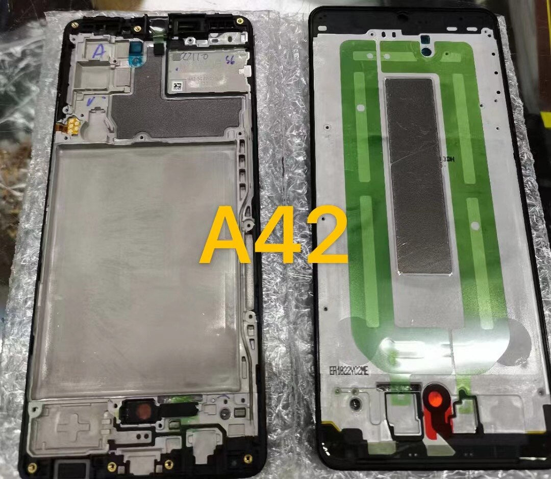 Phone Screen Plate Panel Frame For Samsung A12 A32 A02S A03s A02 A42 A62 A10E A20E Original New Housing Middle Chassis LCD Bezel