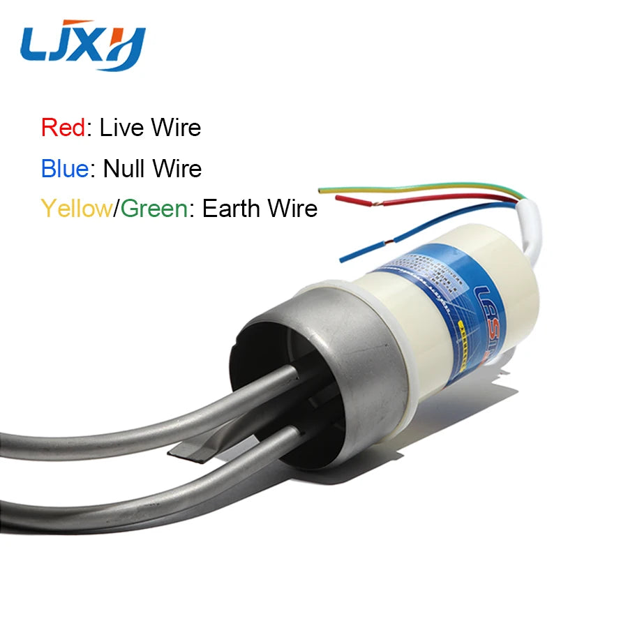 LJXH 58mm Bottom Inserted Auxiliary Heater Solar Water Heater Heating Tube Anti-dry Heating with Temperature Control