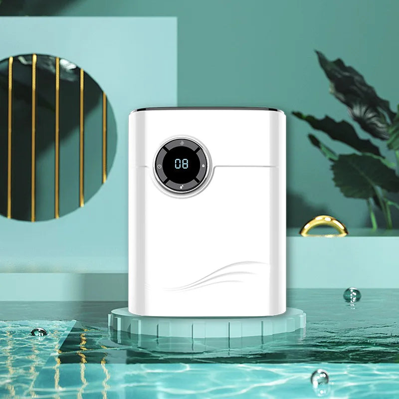 Air Dryer Home Dehumidifier 1200ml Low Energy Consumption Cleaning Function Auto-off Timer Against Moisture And Mold