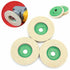 10pcs/set Round Durable Wool Grinding Pad 100mm Polishing Poly Strip Disc Paint Wheel Felt Buffer Disc Grinding Buffing Tool