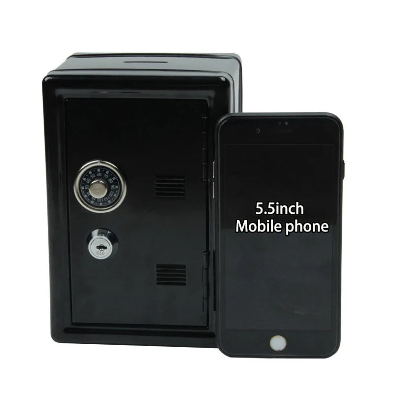 Mini metal safes password key dual-use safe box creative home crafts ornaments small security cash jewelry storage box