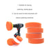 5 Piece Polishing Pads 4''5''6 ''Buffing compound Pads Sponge Waxing Kit for Backing Plate Car Polisher Auto Beauty Paint Care