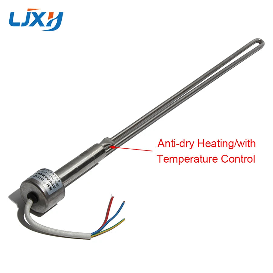 LJXH 304SUS Electric Heating Tube for Solar Water Heater 22/25/32mm Installed under the Side Cover of the Water Tank