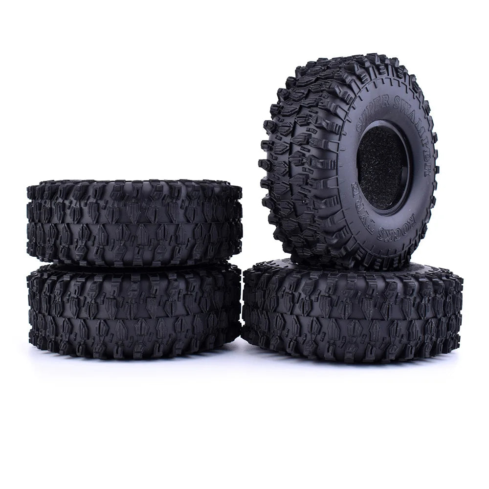 RC Tires 4Pcs AUSTAR AX-5020 1.9 Inch 120mm Rubber Rocks Crawler Tires Tyre for 1/10 Traxxas Redcat SCX10 AXIAL RC4WD TF2 RC Car