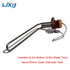 LJXH 80mm Flange Bottom Inserted Solar Water Heater Electric Heating Tube 1500W Anti-dry Heating with Temperature Control