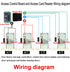 IP68 Waterproof RFID Card Reader 125Khz 13.56Khz Proximity Card Access Control Slave Reader Support Wiegand 26/34 Output