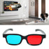 Black Frame Red Blue 3D Glasses Home Theater Immersive Experience For Dimensional Anaglyph Movie Game DVD Video Gift Glasses Rub