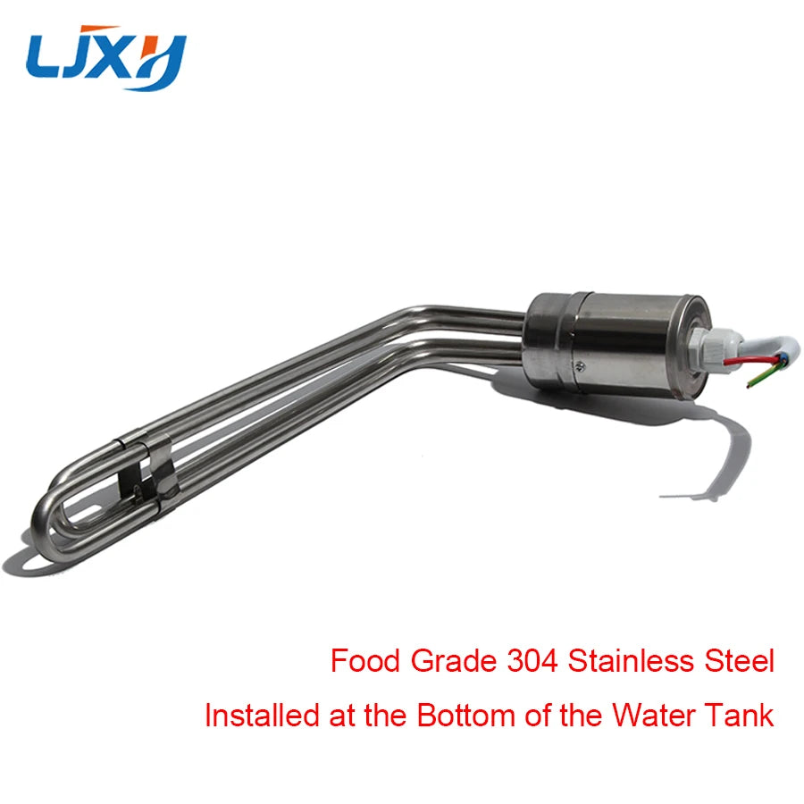 LJXH Solar Water Heater Electric Heating Tube 47/58mm Bottom Inserted Anti-dry Heating Built-in Dual Temperature Control