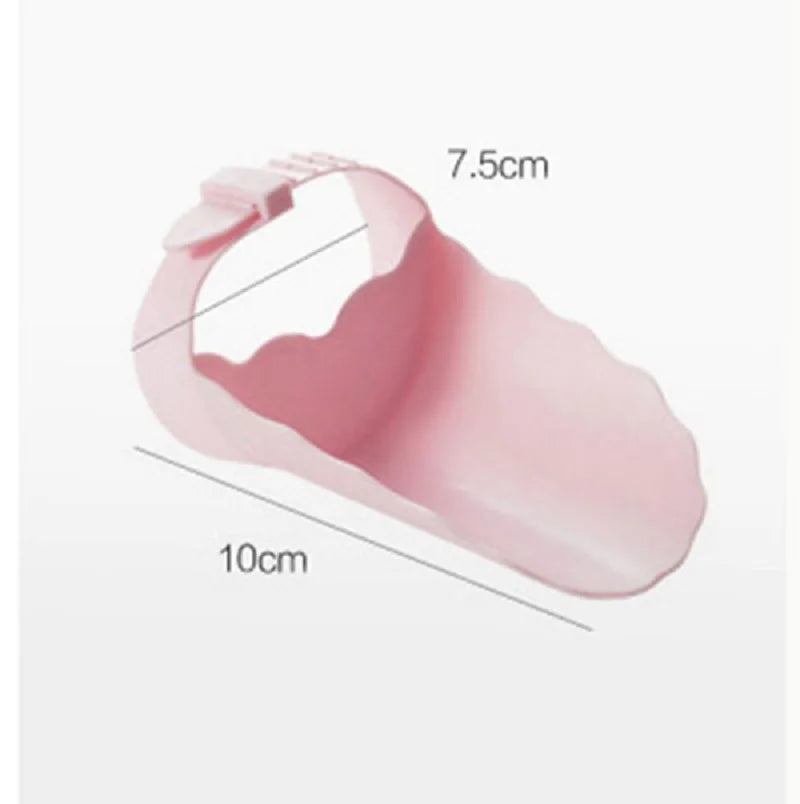 1/2PCS Bathroom Faucet Extender Adjustable Baby Hand Washer Children's Sink Faucet Extender Bathroom Pendant Child Splash Spout