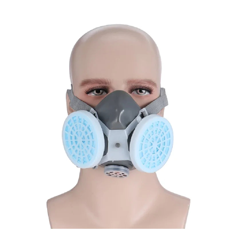 0701 Dust Mask Anti-fog Haze High Efficiency Protection Replaceable 50pcs Filter Cotton Woodwork Polishing Face Mask Respirator
