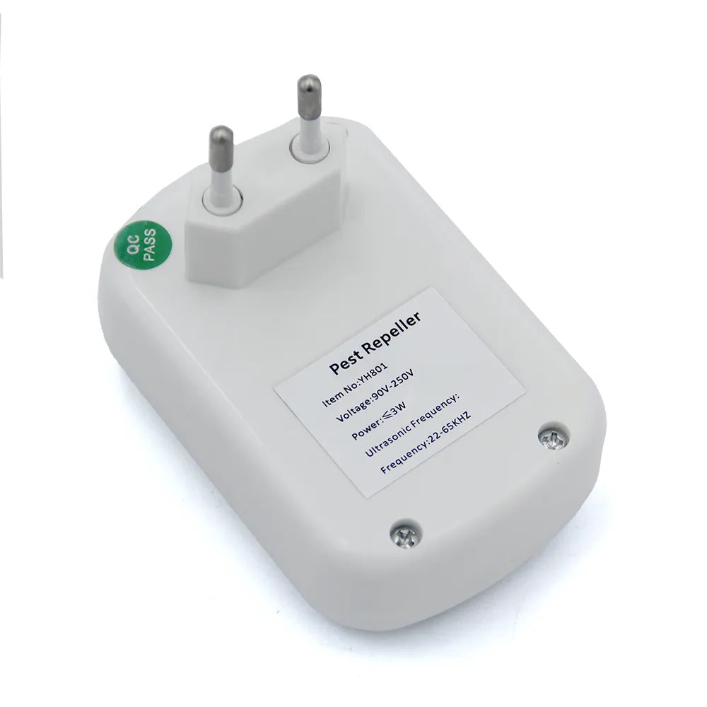 2022 Hot Electric Ultrasonic Mouse Killer Pest Repeller Anti Mosquito Rodent Control Bug Cockroach Insect Repellent EU Plug