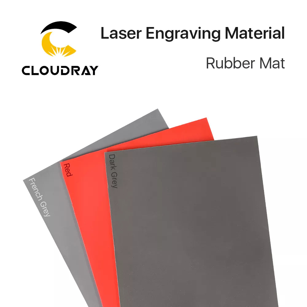 Cloudray Rubber Mat Laser Engraving Material Seal Engraving DIY Art Design Material for Laser Engraving & Marking Machine