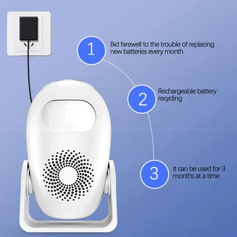 Smart Infrared Sensor Doorbell Welcome To The Door Sensor Electronic Doorbell Welcome Infrared Alarm Welcom Chime Bell