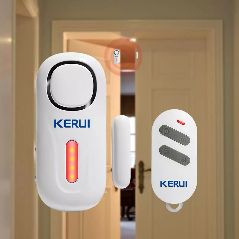 KERUI Wireless Independent Door Magnetic Alarm System 120dB Door Security Alarm Window Door Opening Sensors with Remote Control