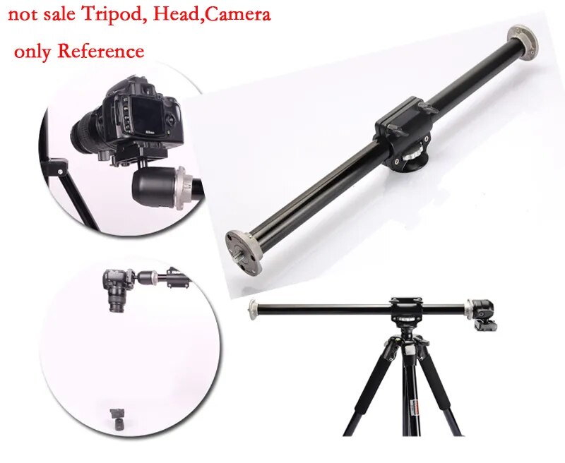 Tripod Boom Cross Arm Camera Extension Arm Steeve --only selling one Cross Arm, others is references