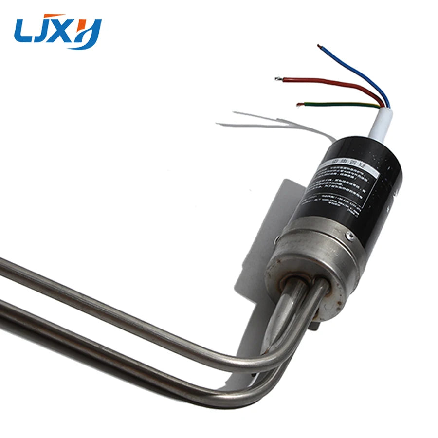 LJXH Solar Electric Heating Tube Water Heater Auxiliary Heater 47mm Bottom Inserted Anti-dry Heating with Temperature Control