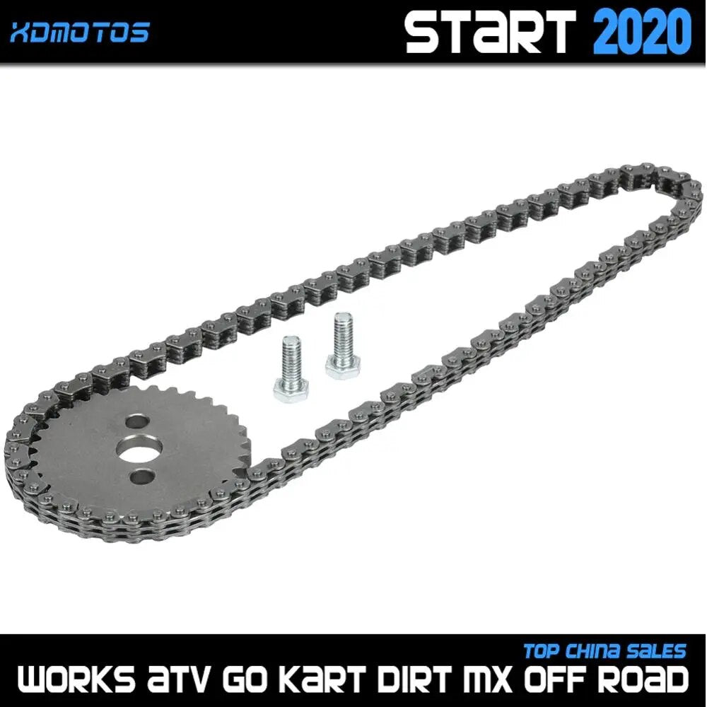 Motorcycle Timing Chain 32T Timing Sprocket Kit For Yinxiang YX 150 160 Engine 150cc 160cc Dirt Pit Bike Monkey Atv Quad Parts